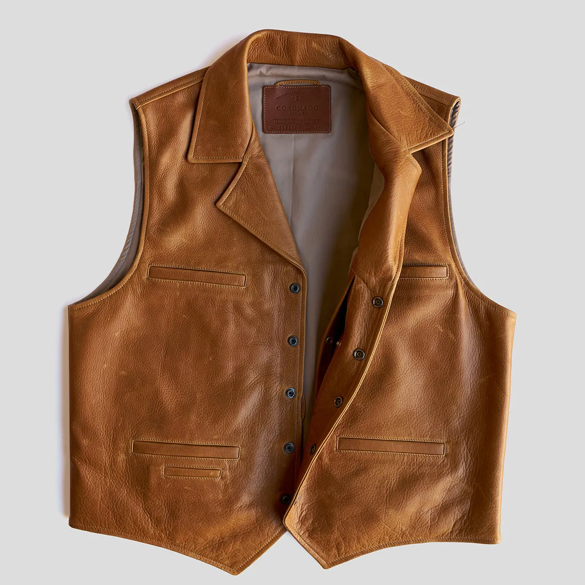 No.39 Classic Saddle Tan Ranchers Vest