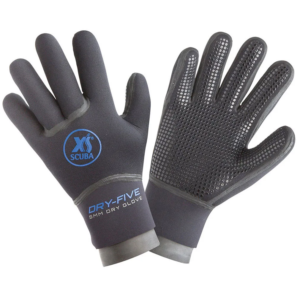 Open Box XS Scuba 5mm Dry Five Gloves - Small