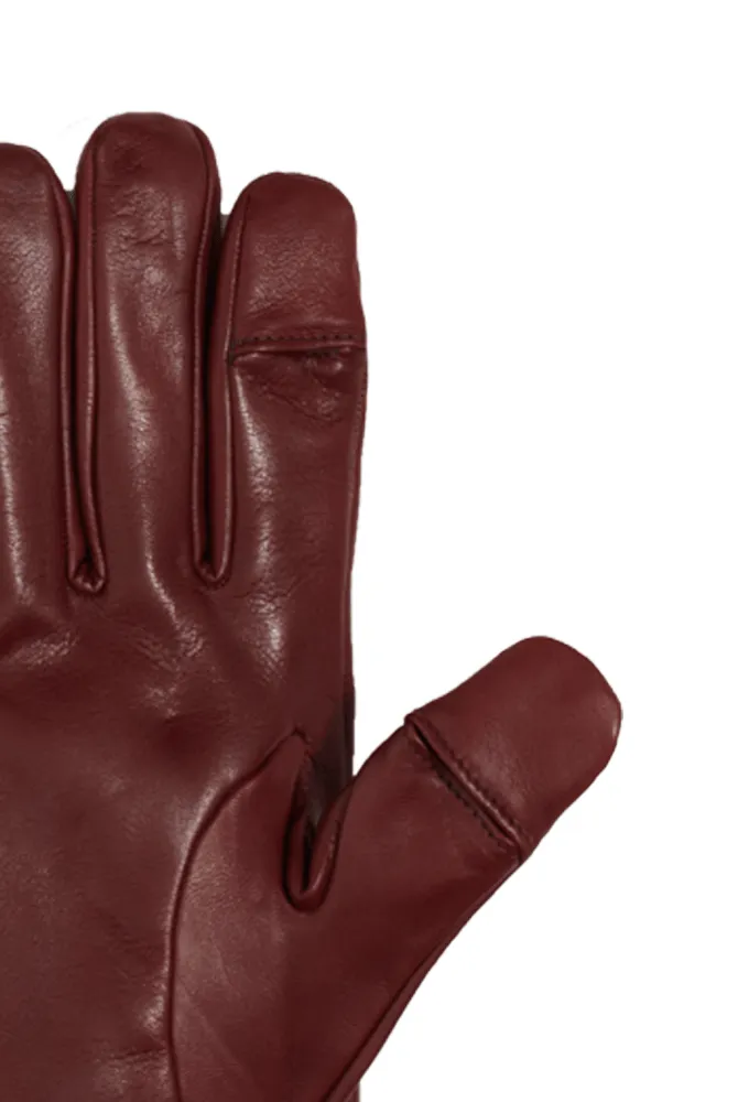 Oxblood Leather Genius Gloves