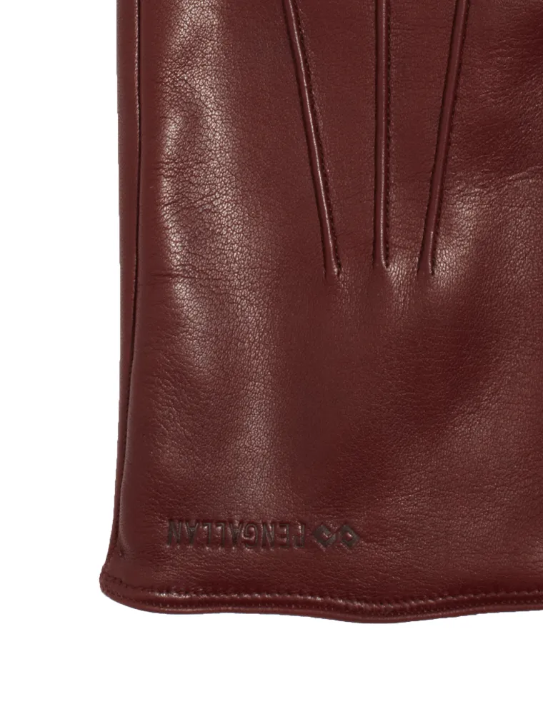 Oxblood Leather Genius Gloves