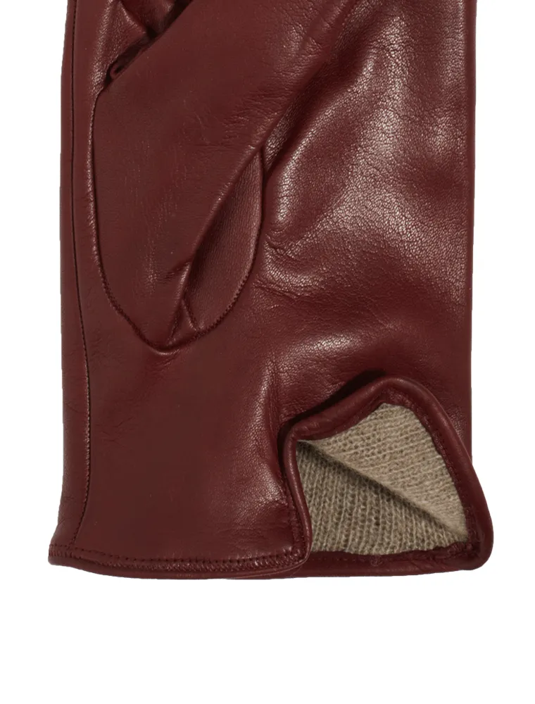 Oxblood Leather Genius Gloves