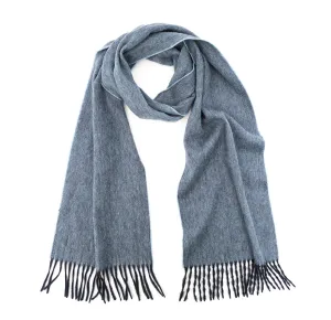 Pale Blue Pure Cashmere Sandford Scarf