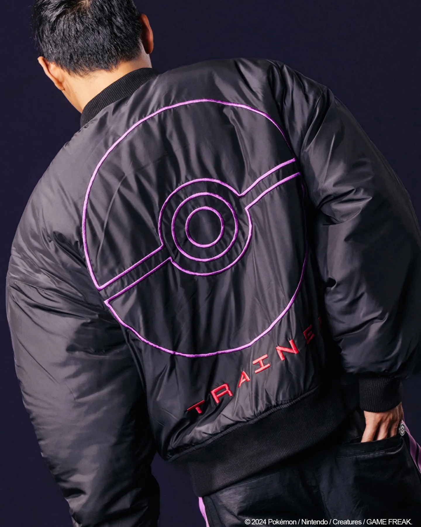 Pokémon By Loiter Master Ball Bomber Jacket Black