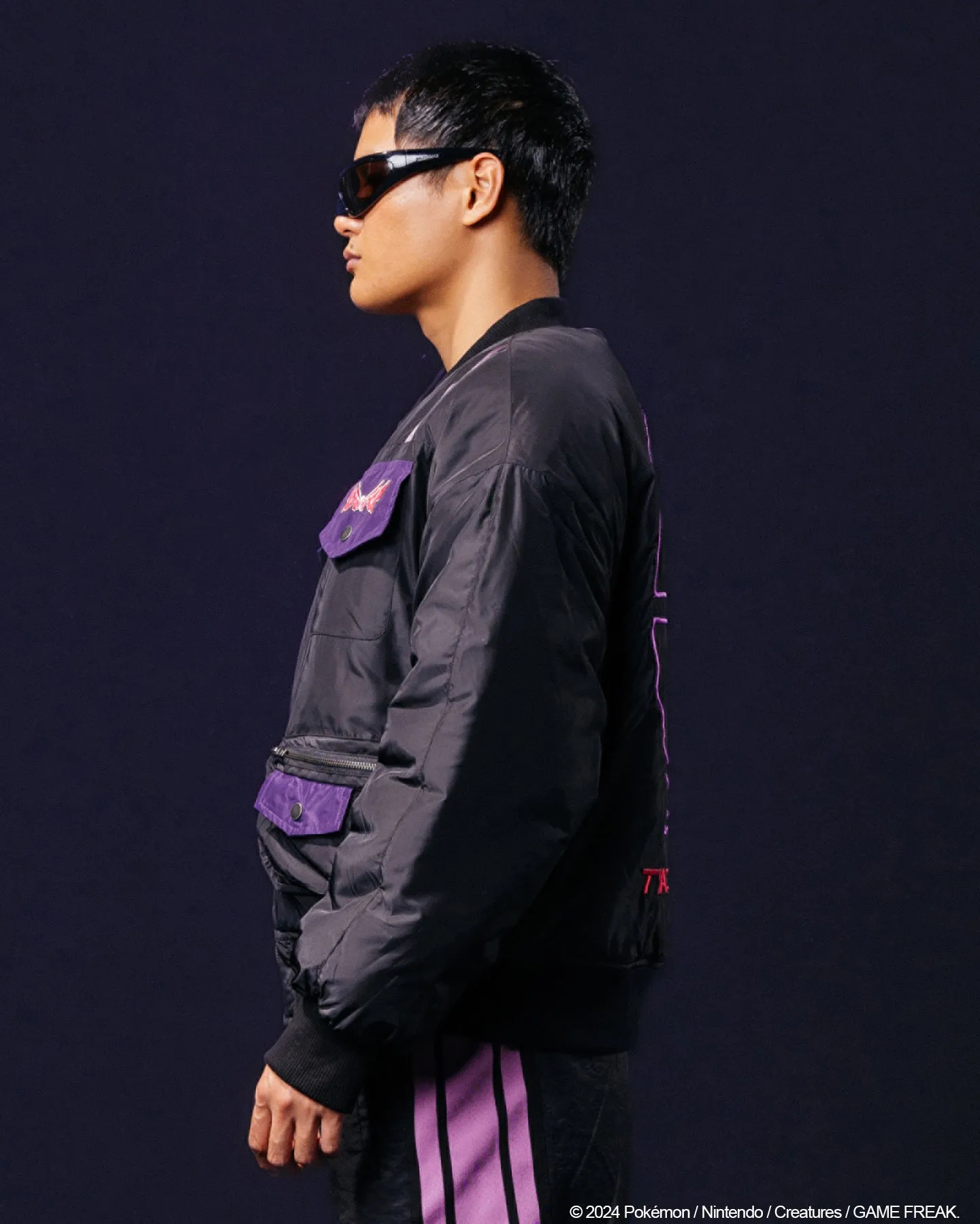 Pokémon By Loiter Master Ball Bomber Jacket Black