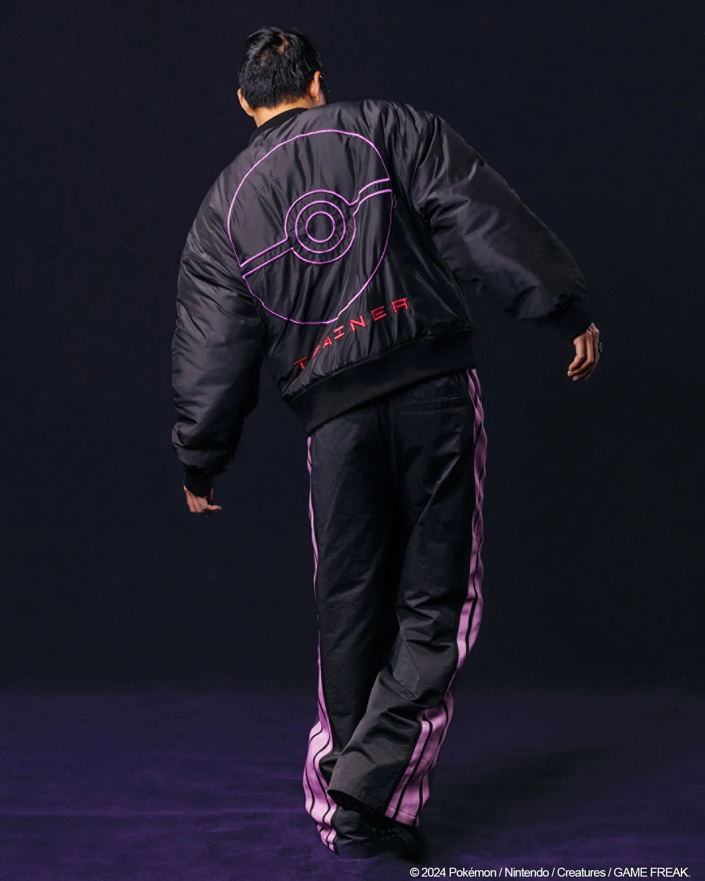 Pokémon By Loiter Master Ball Bomber Jacket Black