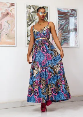 Pre Order:  Obiuno Sleeveless Maxi Dress - DMNJ