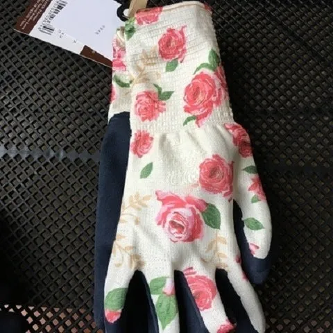 Printed Gardening Gloves Garden Work Digging Soil Picking Vegetables Planting Flowers Rose Cactus Anti-Piercing Anti-Tie Waterproof