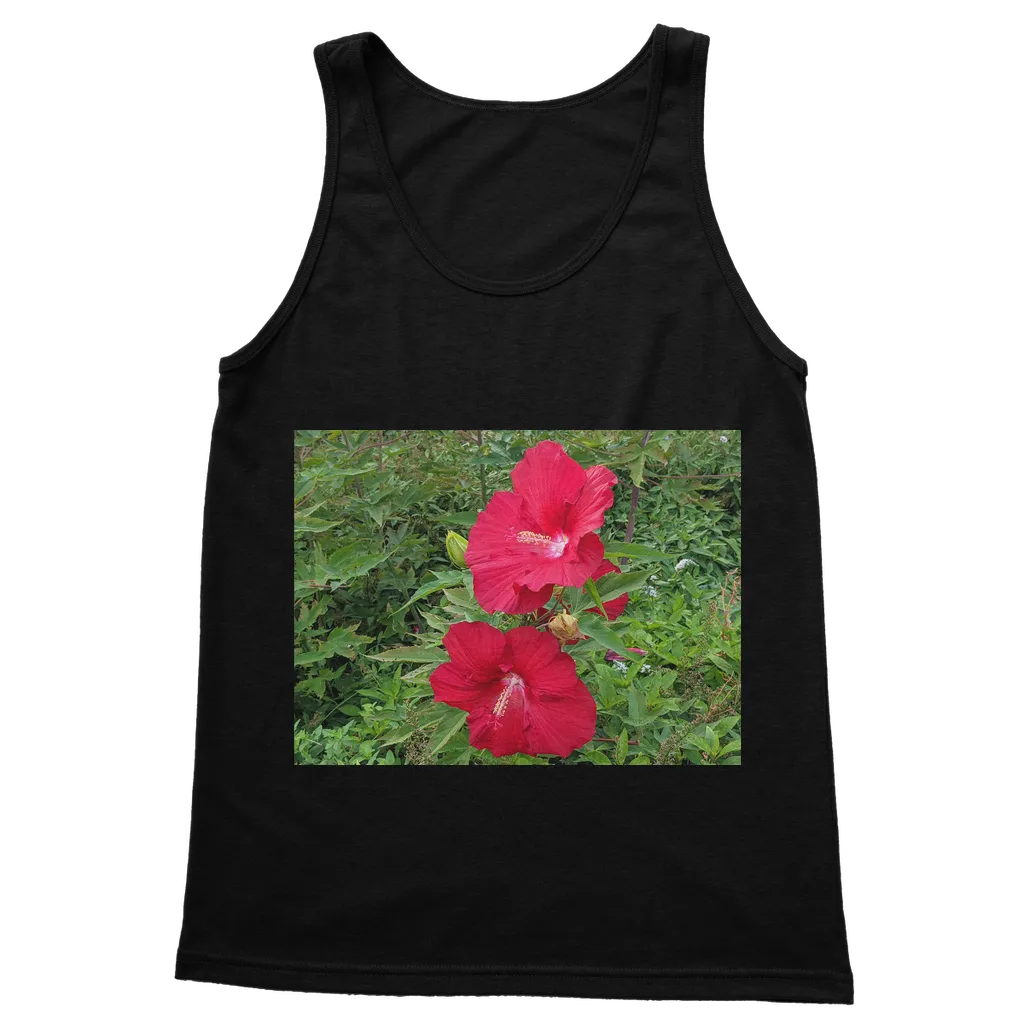 Red Flowers Classic Adult Vest Top