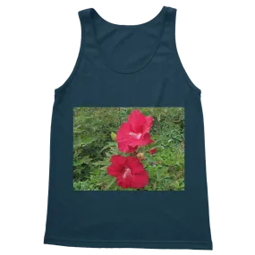 Red Flowers Classic Adult Vest Top