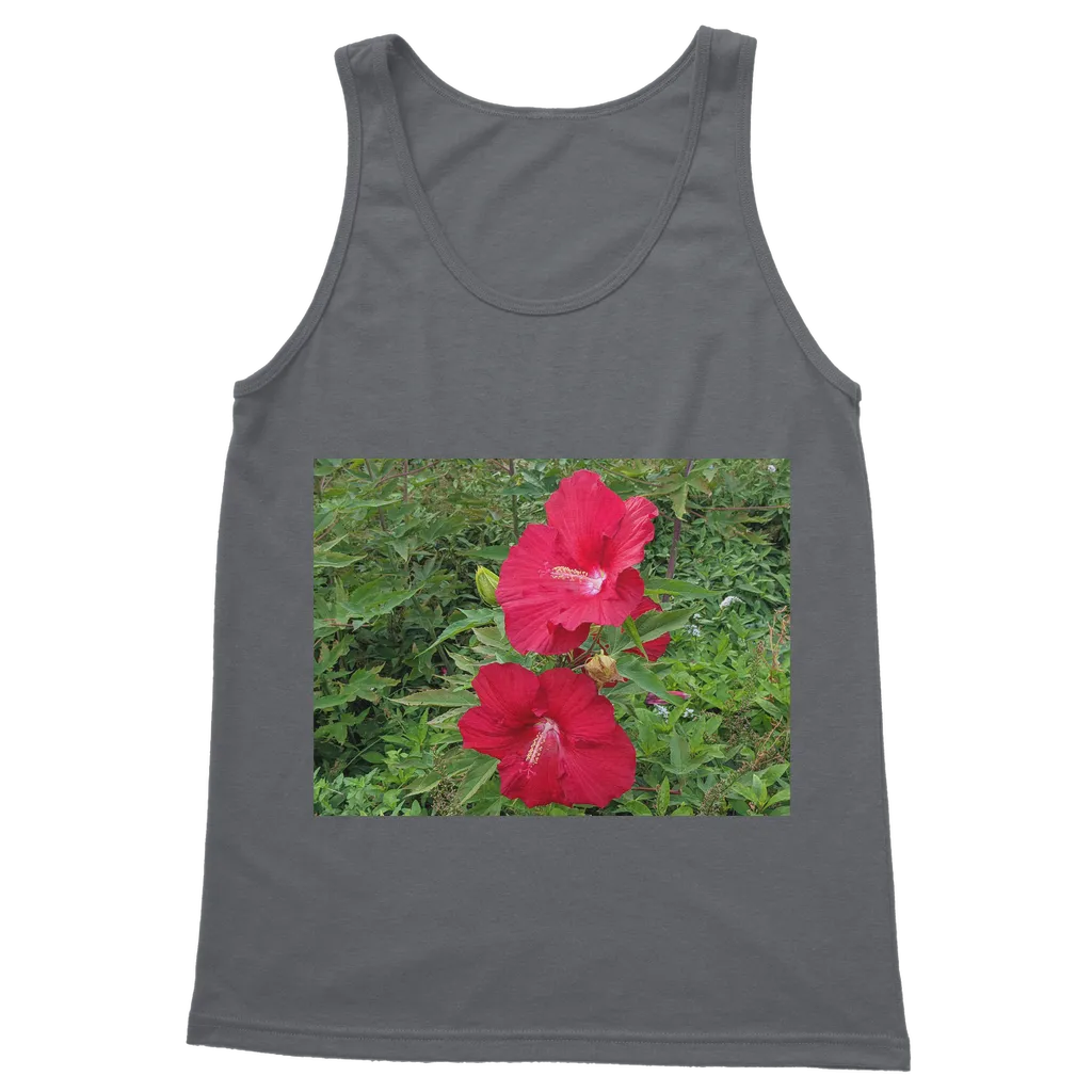 Red Flowers Classic Adult Vest Top