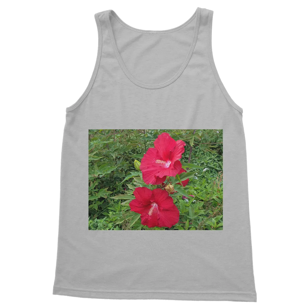 Red Flowers Classic Adult Vest Top