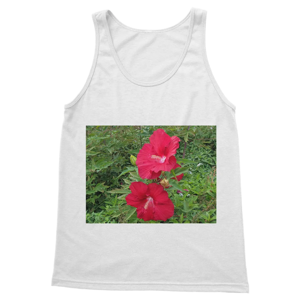 Red Flowers Classic Adult Vest Top