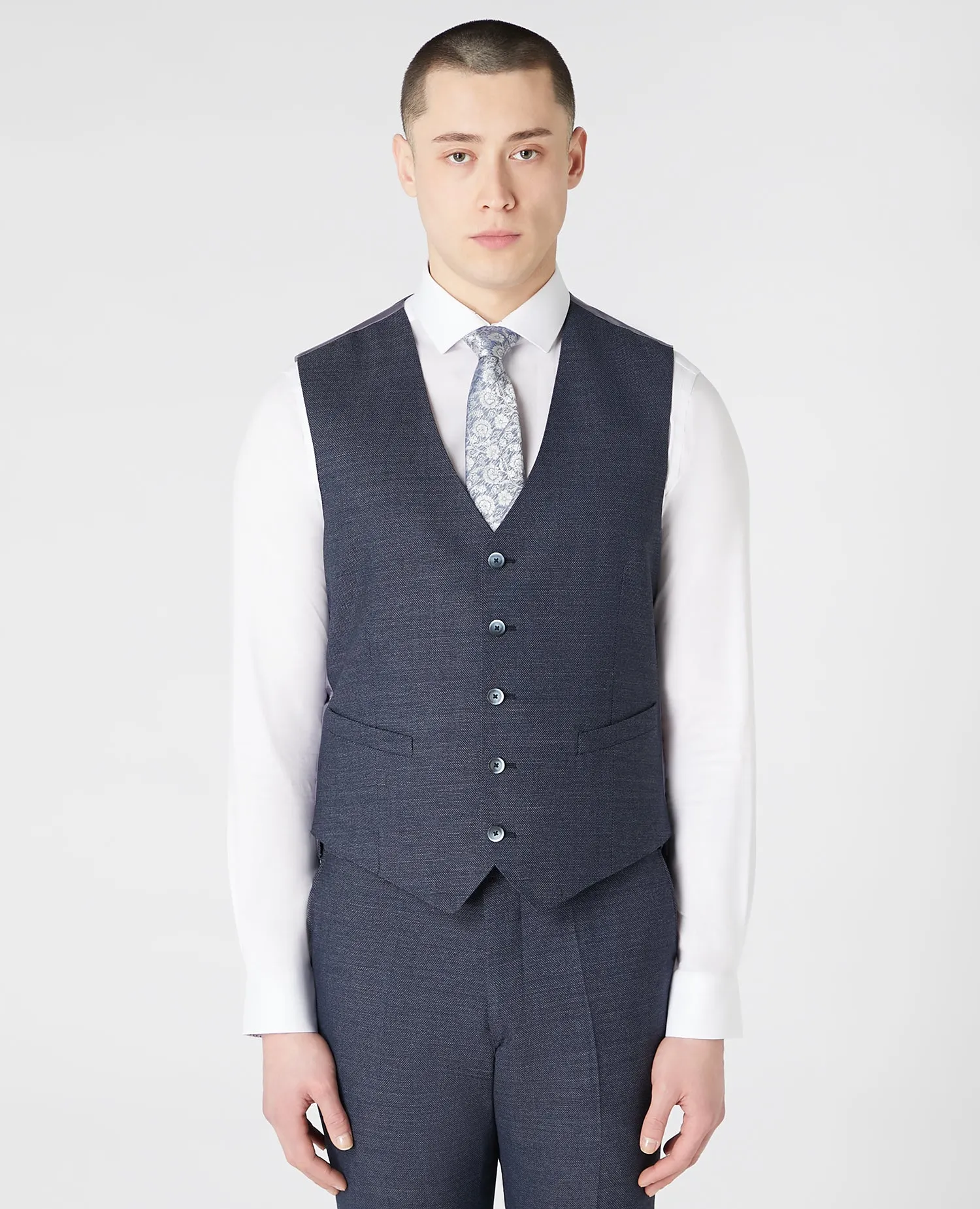 Remus Uomo Pablo Waistcoat - Blue