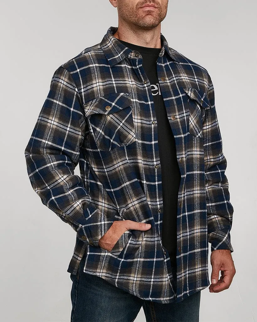 Retreat Thermal Lined Flannel Shirt Jacket