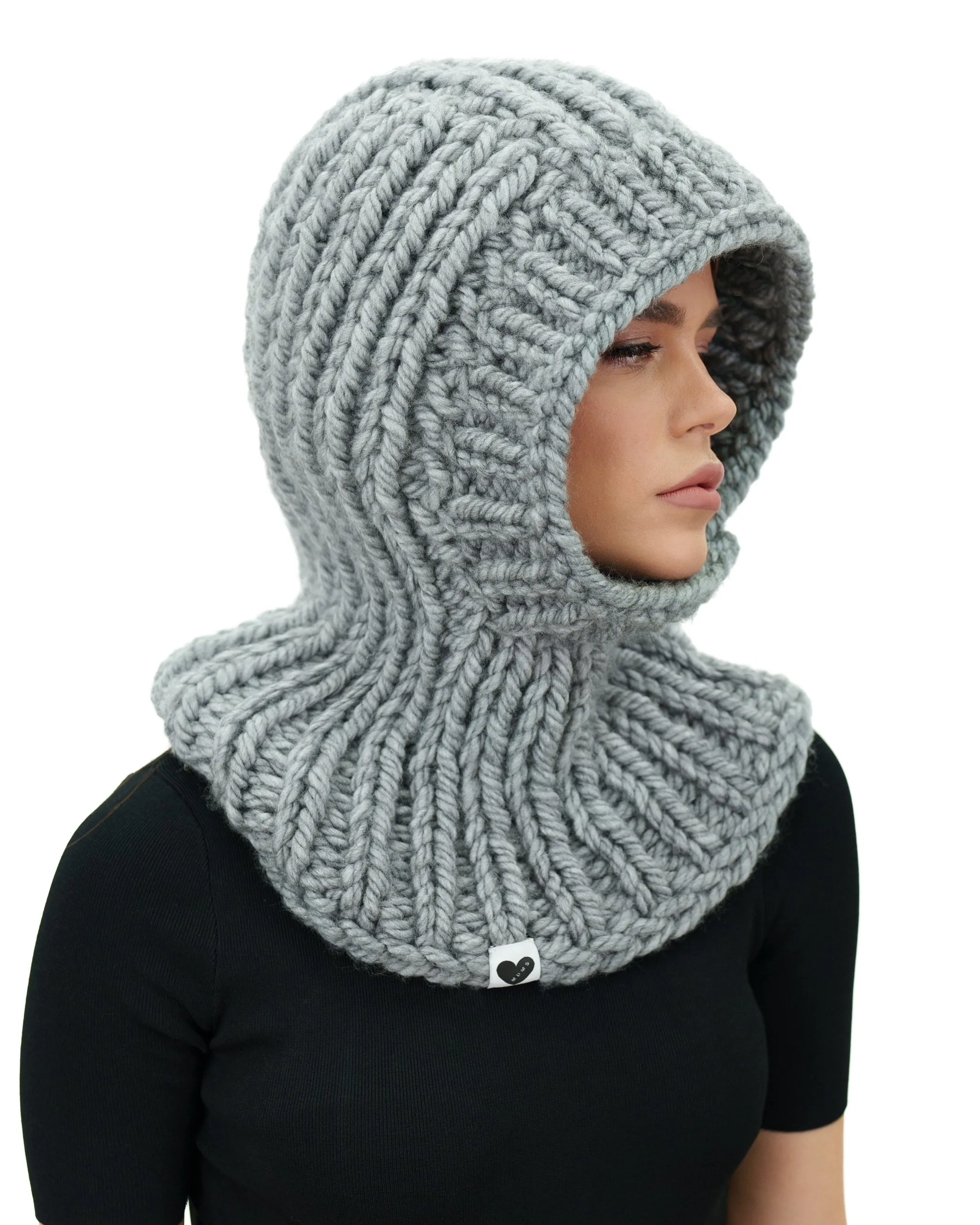 Ribbed Balaclava Hood