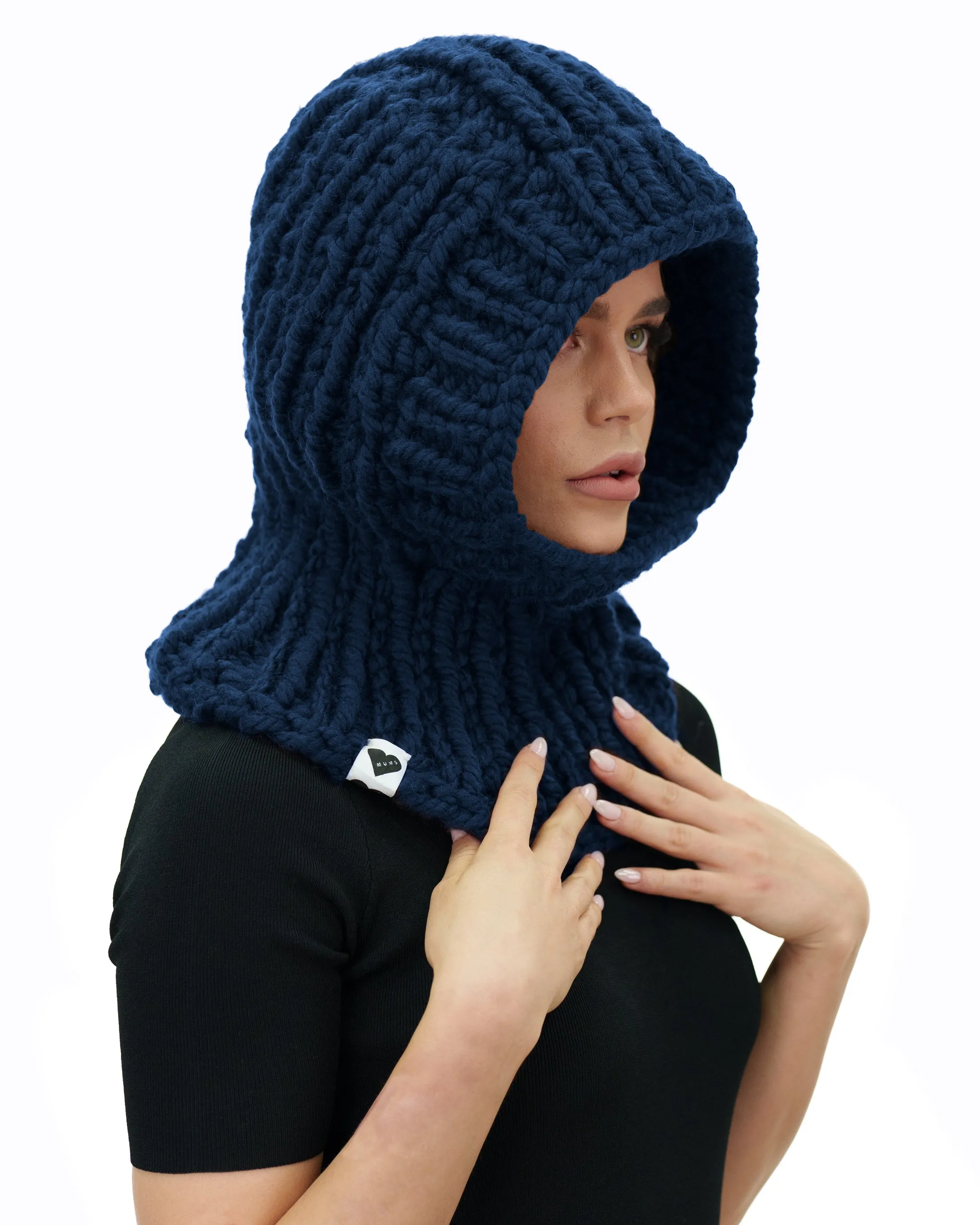 Ribbed Balaclava Hood