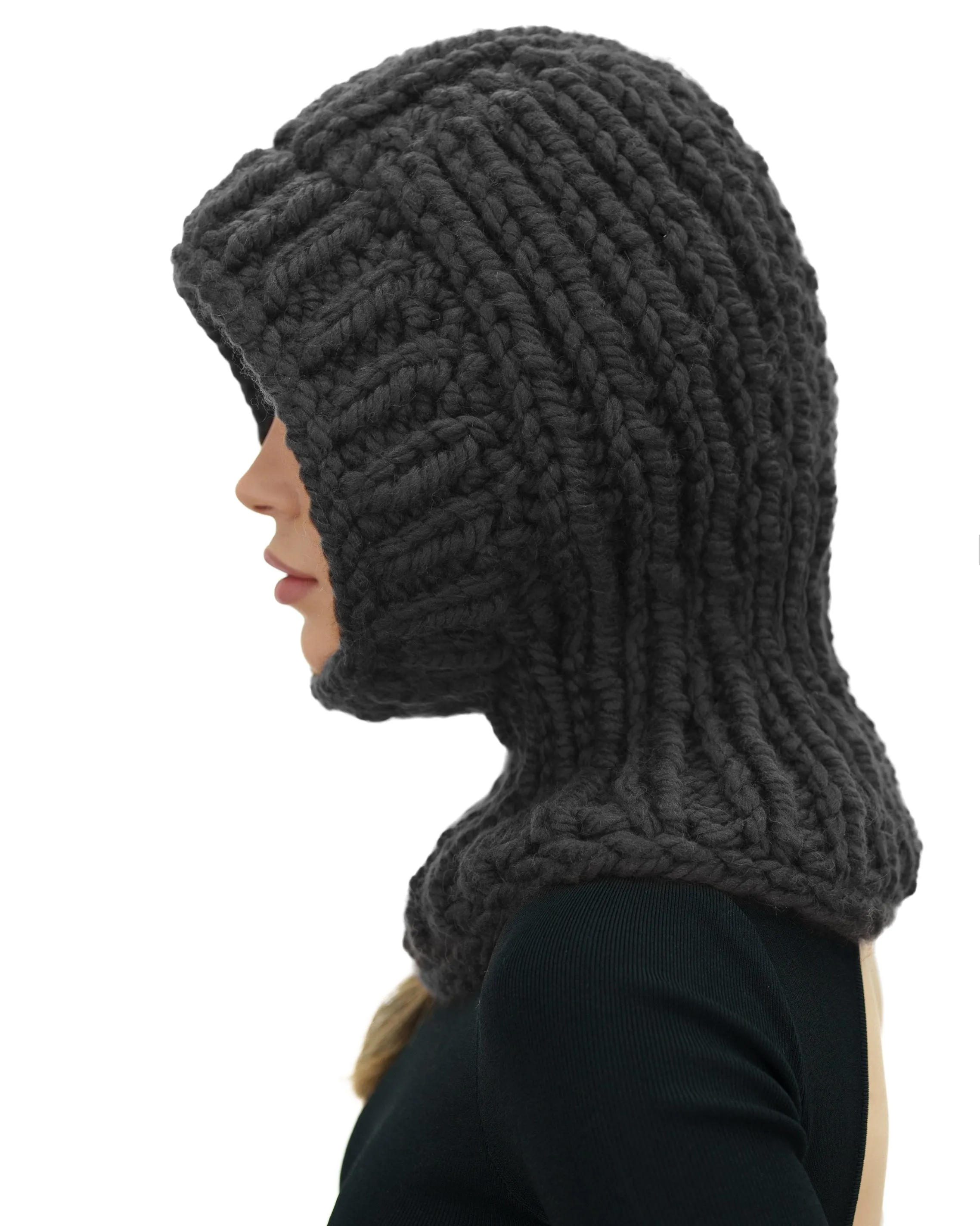 Ribbed Balaclava Hood