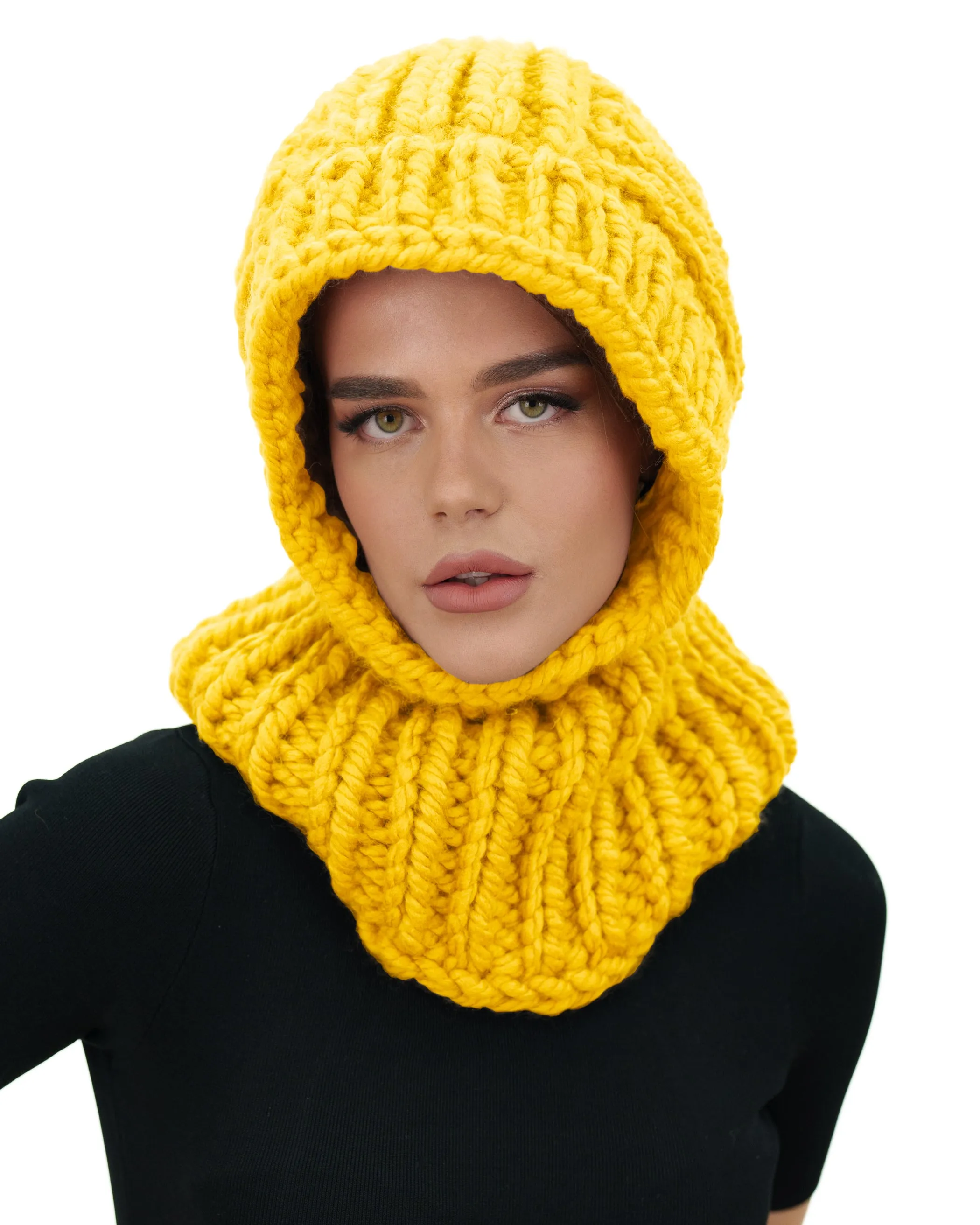 Ribbed Balaclava Hood