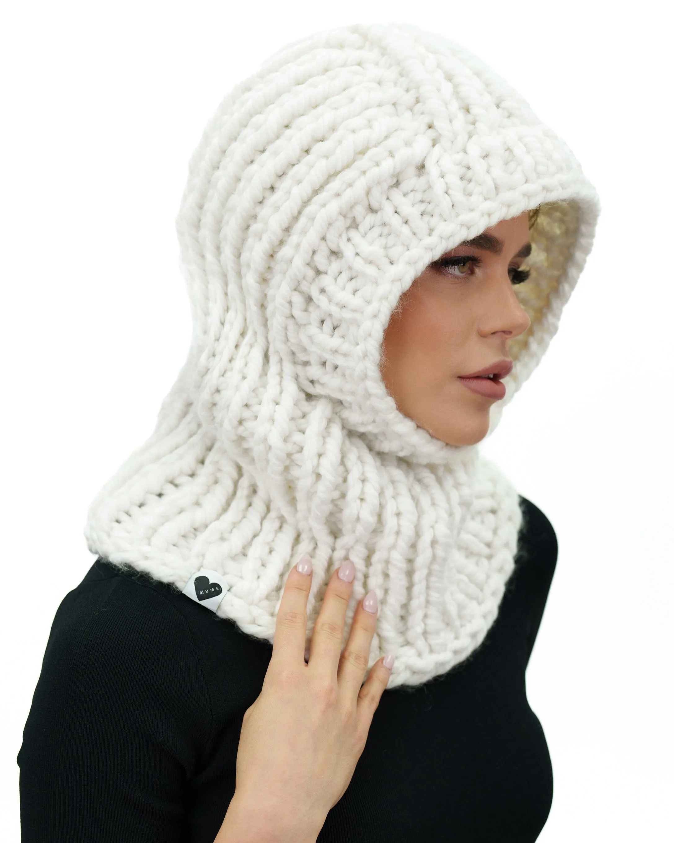 Ribbed Balaclava Hood