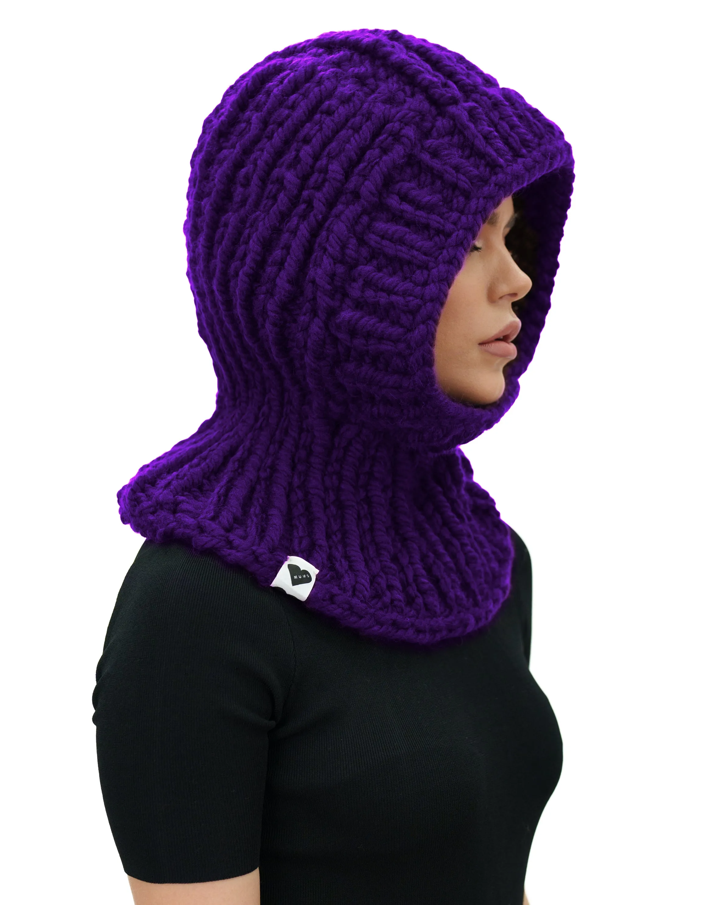 Ribbed Balaclava Hood