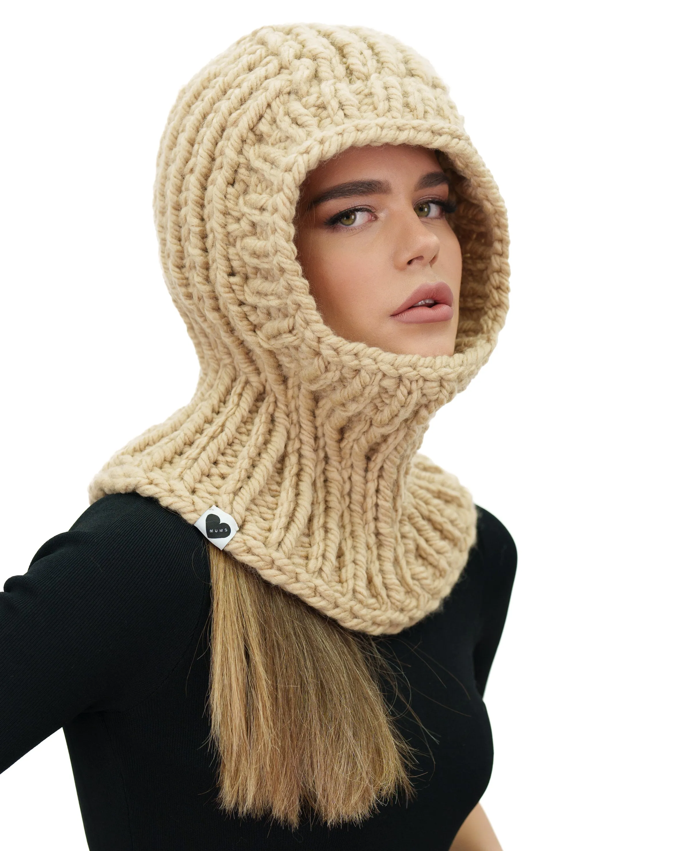 Ribbed Balaclava Hood