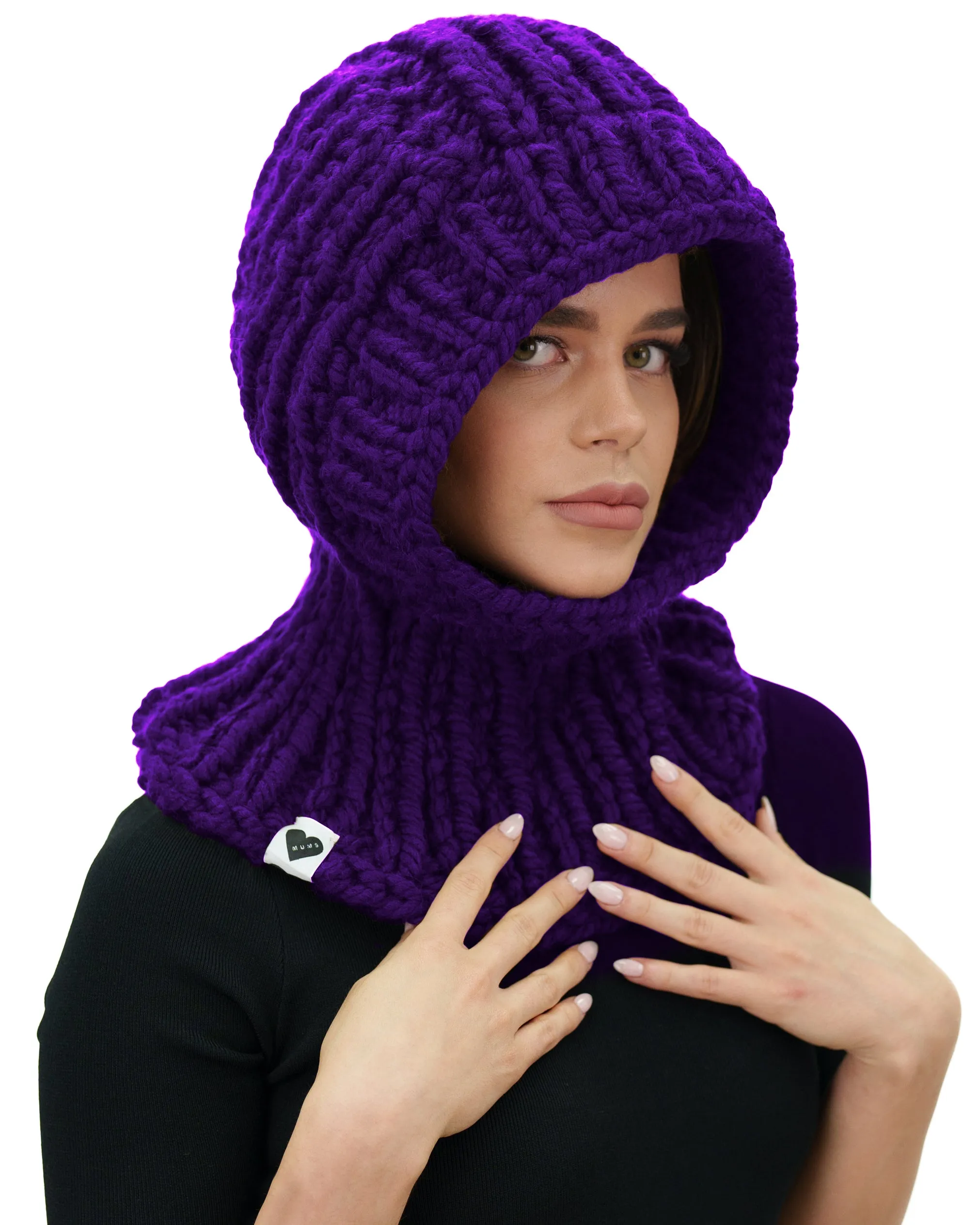 Ribbed Balaclava Hood