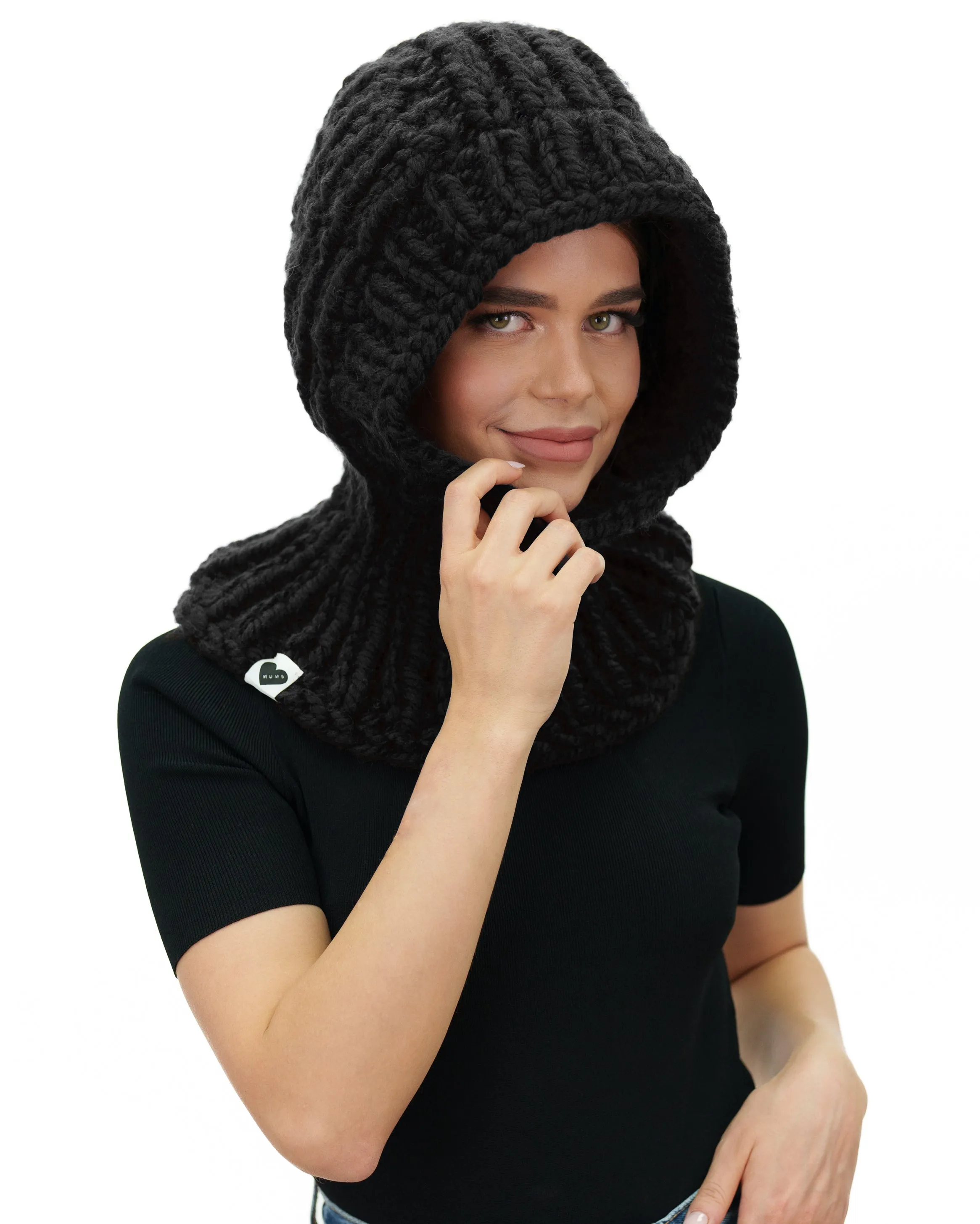 Ribbed Balaclava Hood