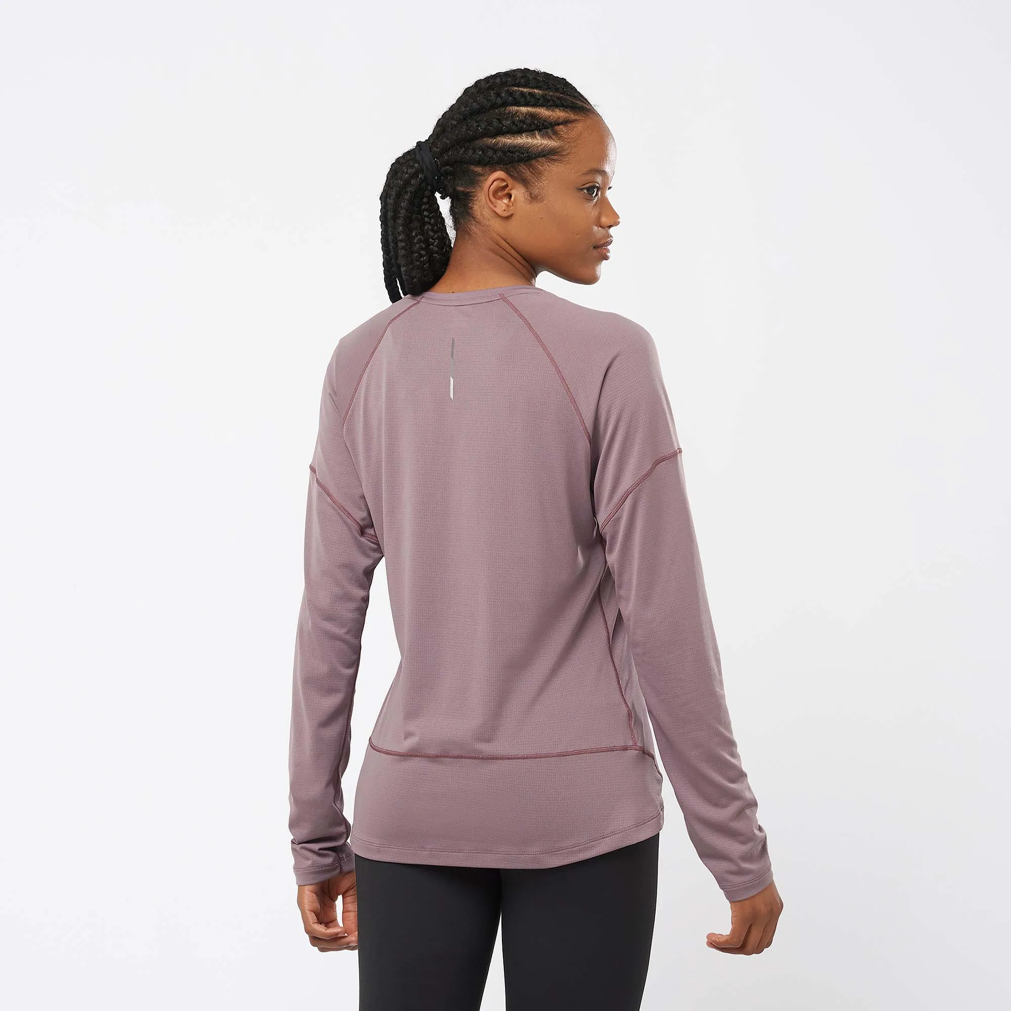 Salomon | Women's Cross Run Long Sleeve T-Shirt - Moonscape