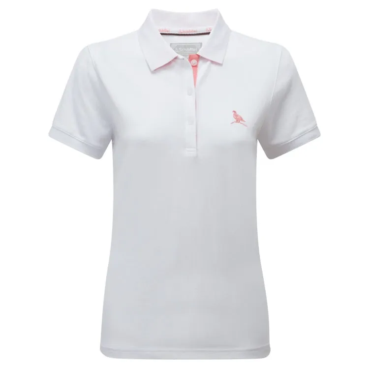 Schoffel Ladies St Ives Polo Shirt - White