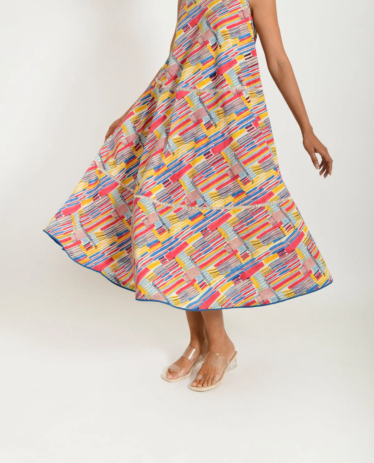 SCRIBBLE ORGANIC COTTON MAXI