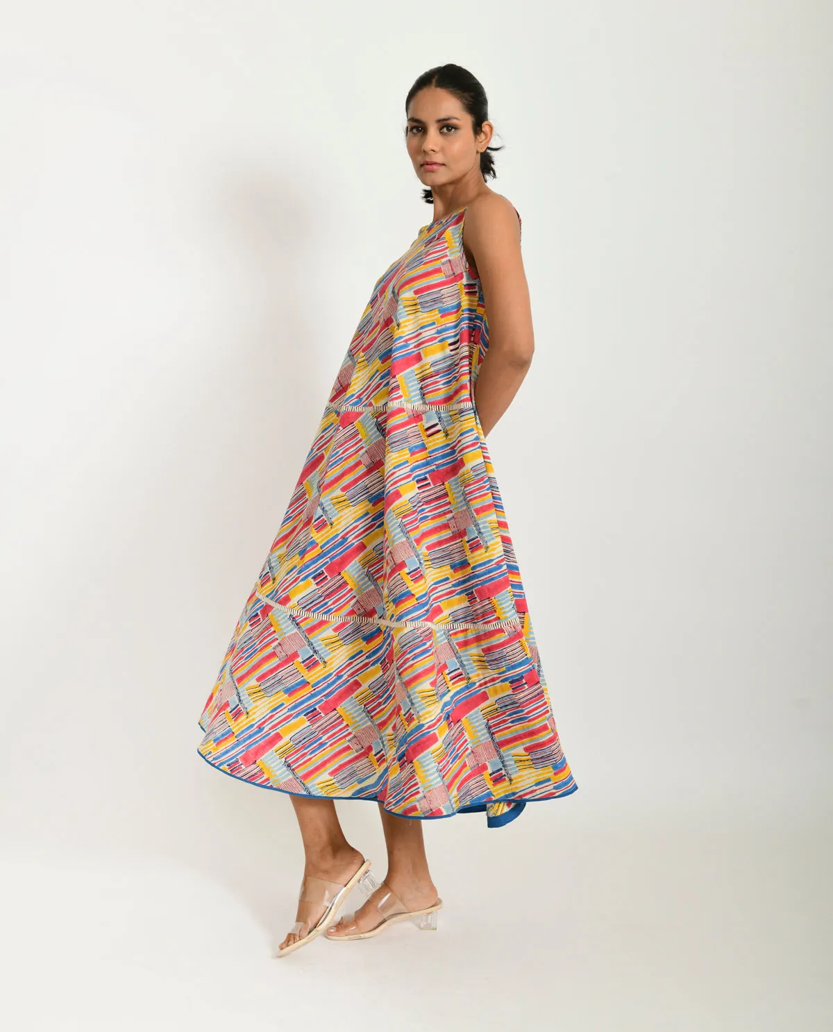 SCRIBBLE ORGANIC COTTON MAXI