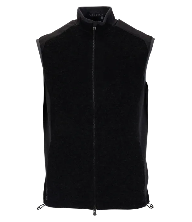 Sequoia Luxe Vest in Dark Grey Heather by Greyson