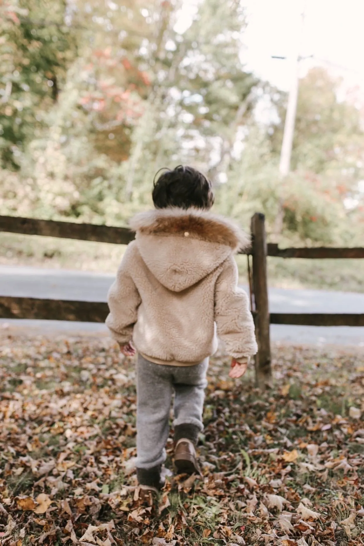 Shearling Camel Bomber Coat