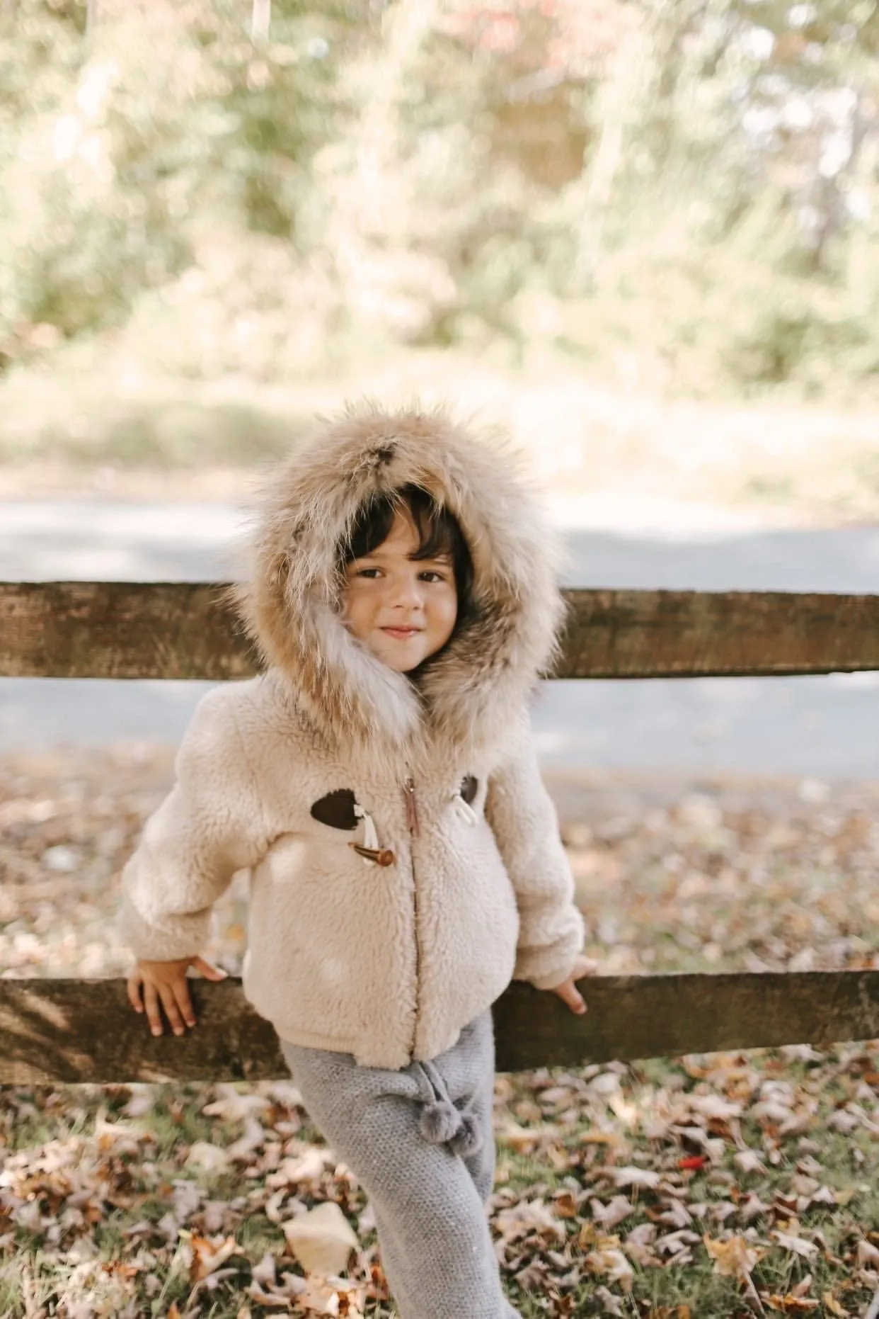 Shearling Camel Bomber Coat