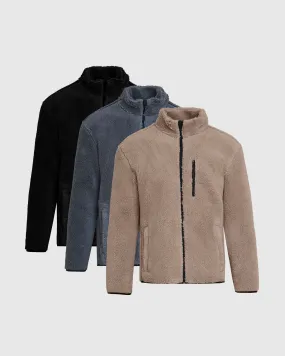 Sherpa Full Zip Jacket 3-Pack