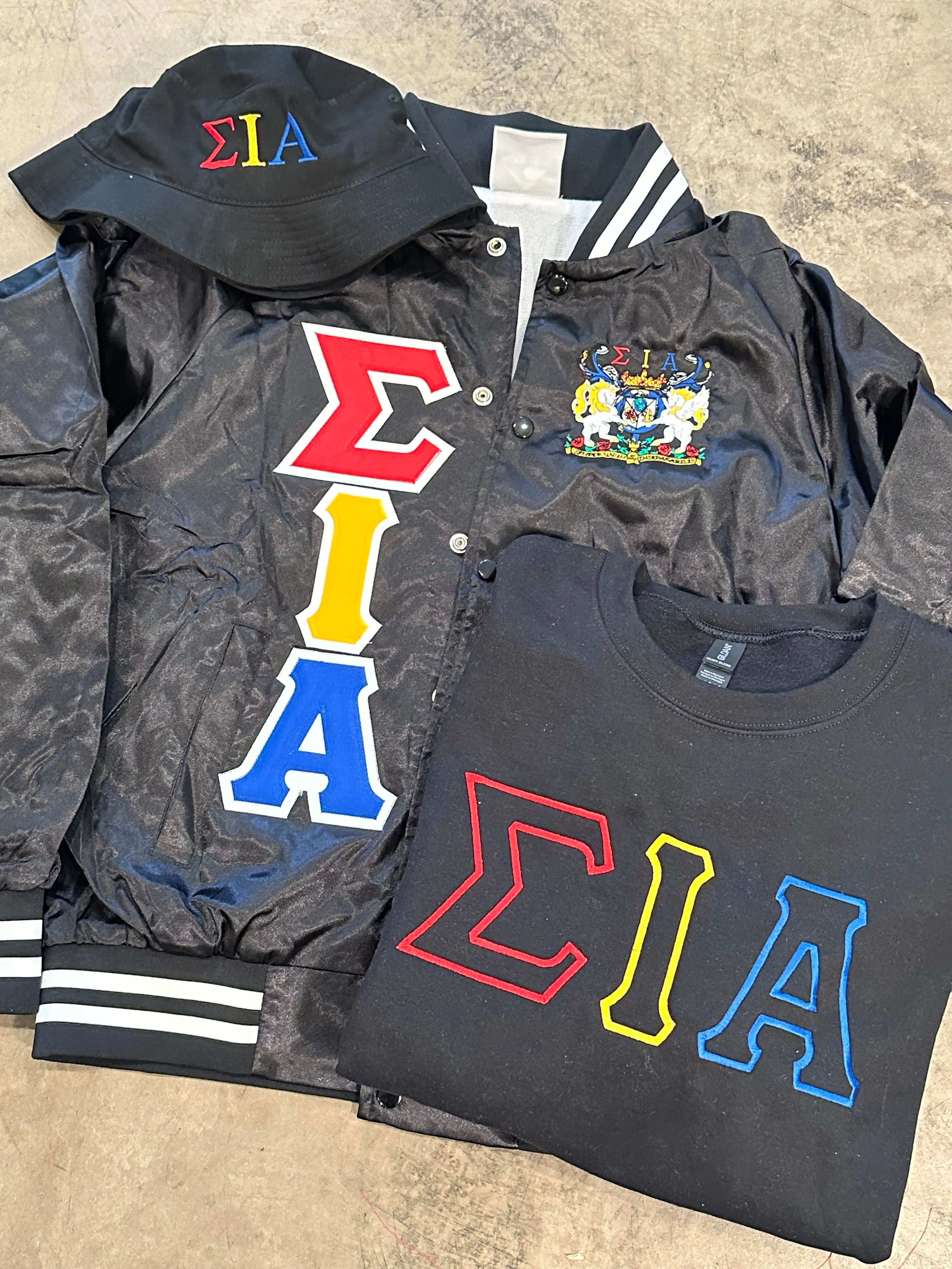 Sigma Iota Alpha Satin Bomber Jackets