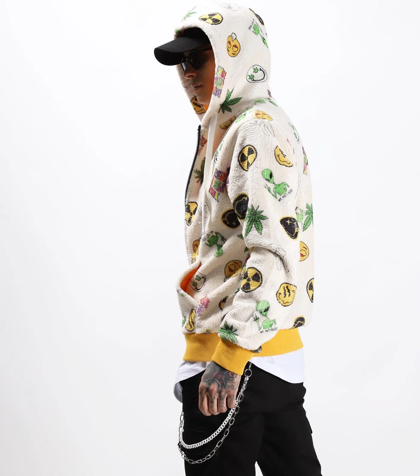 Sneakerjeans Printed Hoddie Jacket KB003