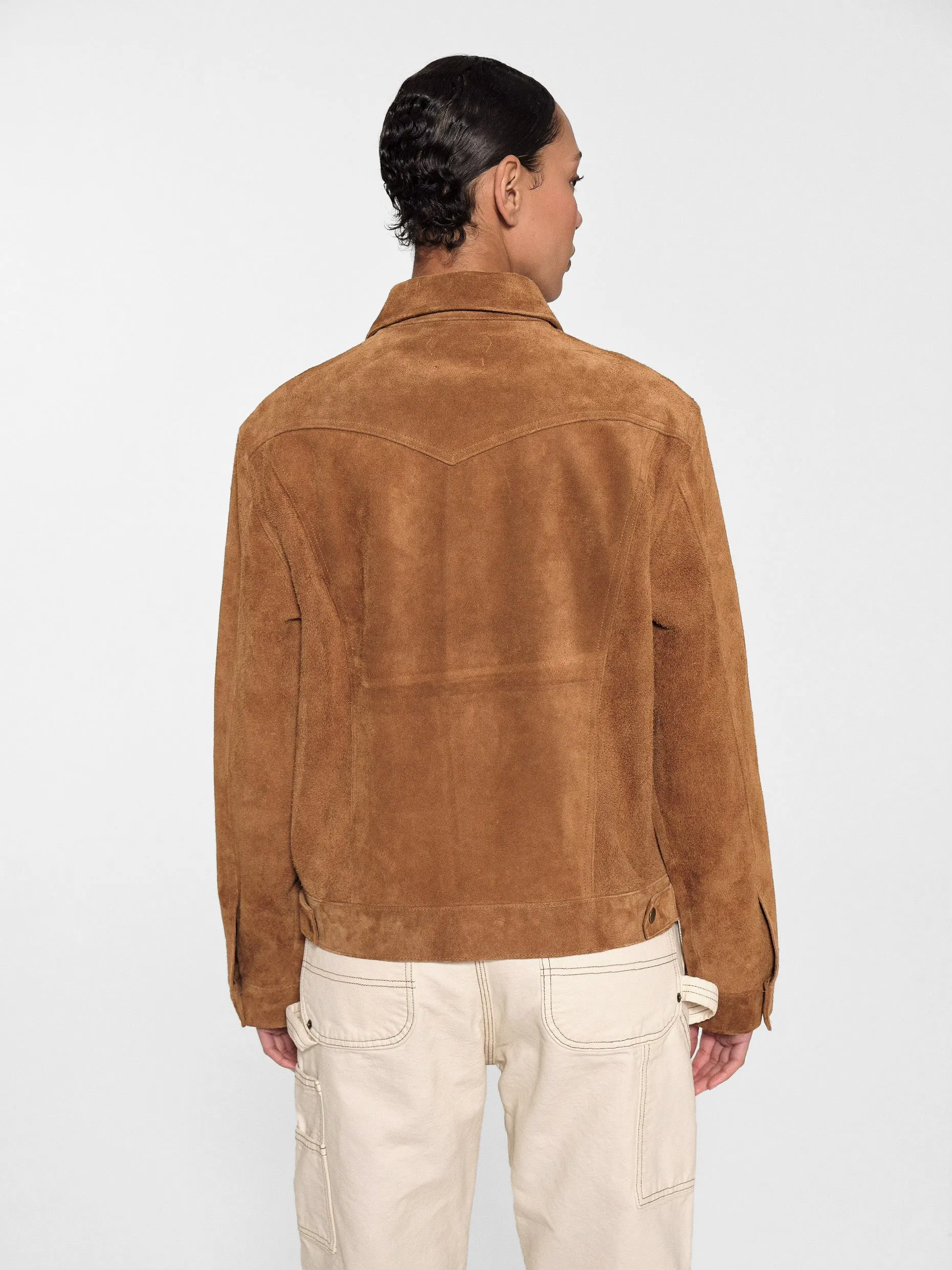 Suede Rancher Jacket (Cigar)