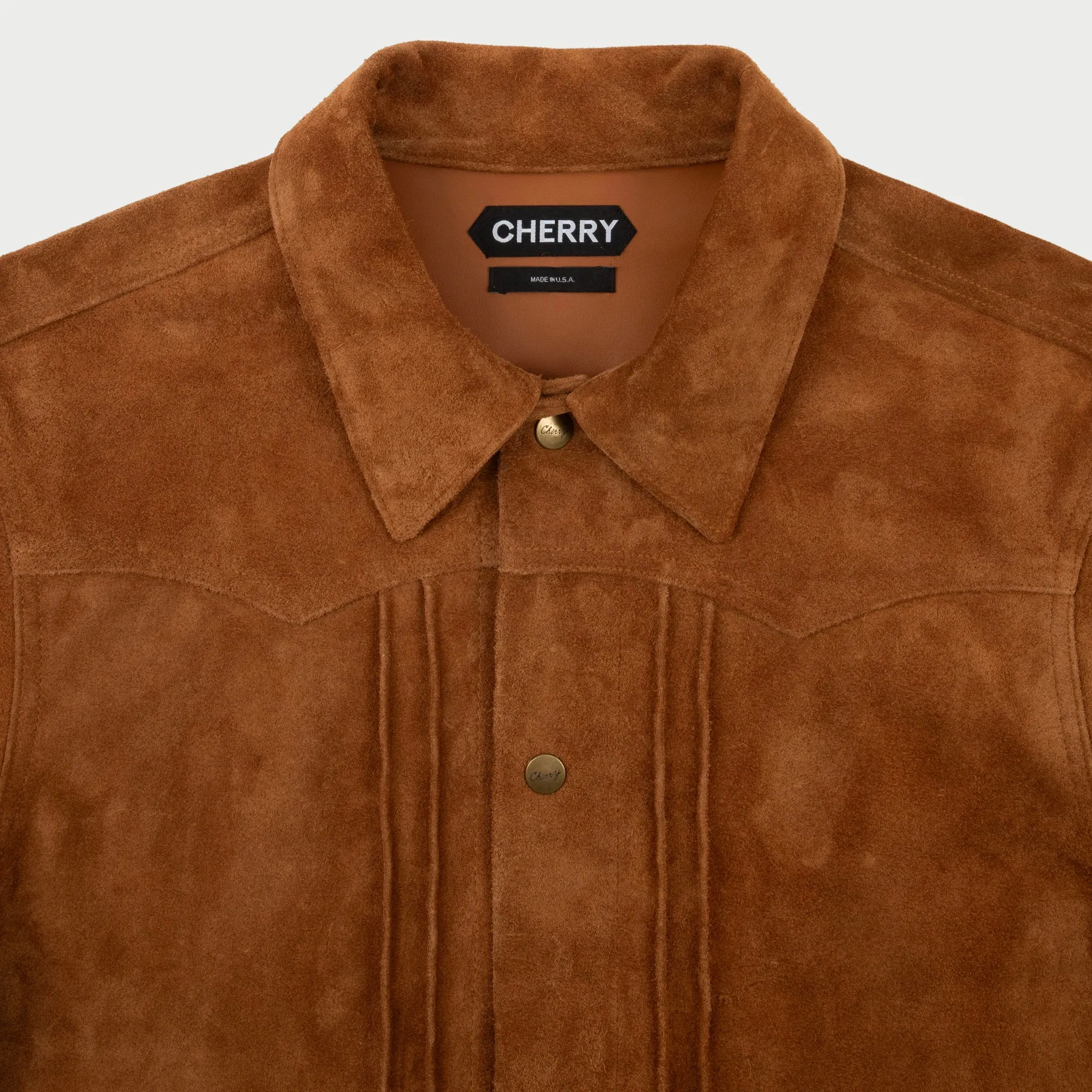 Suede Rancher Jacket (Cigar)