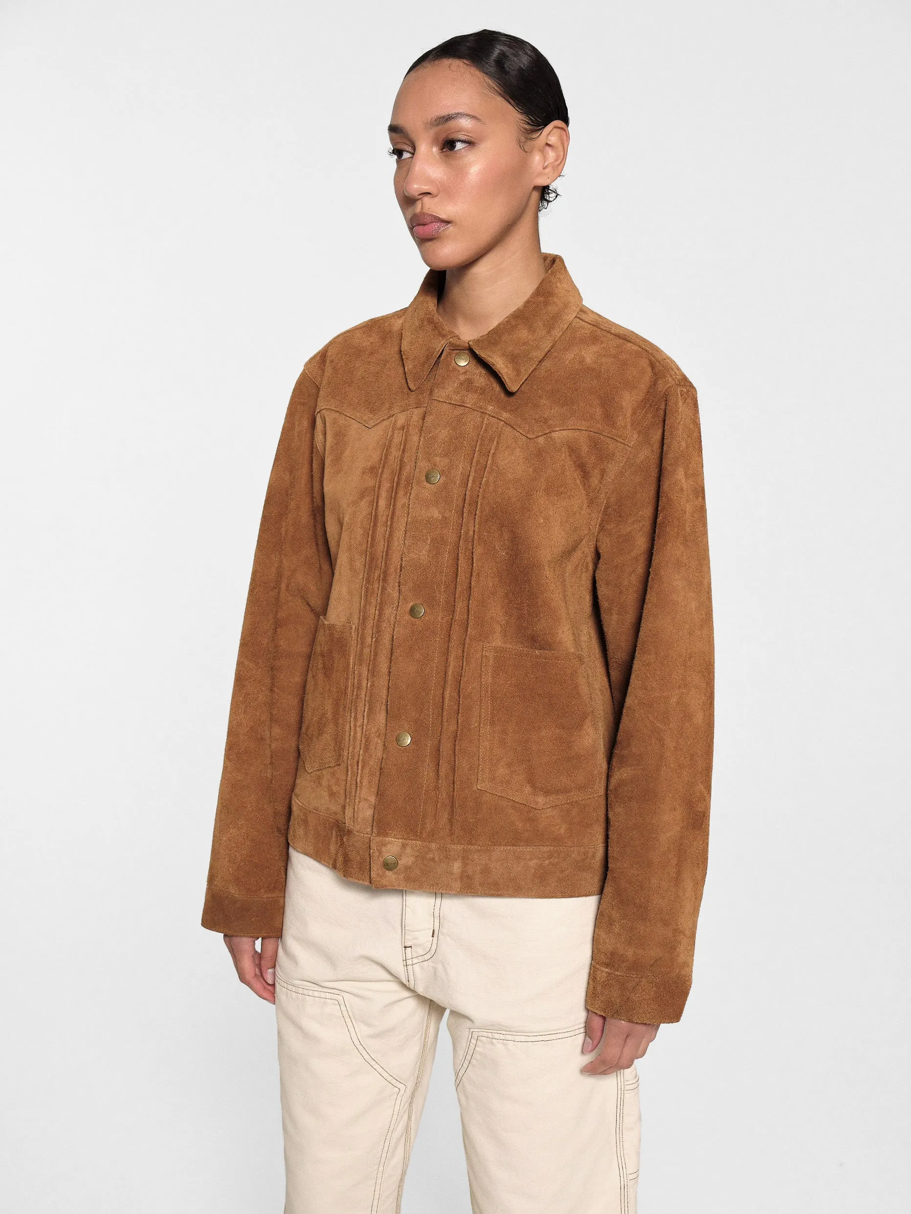 Suede Rancher Jacket (Cigar)