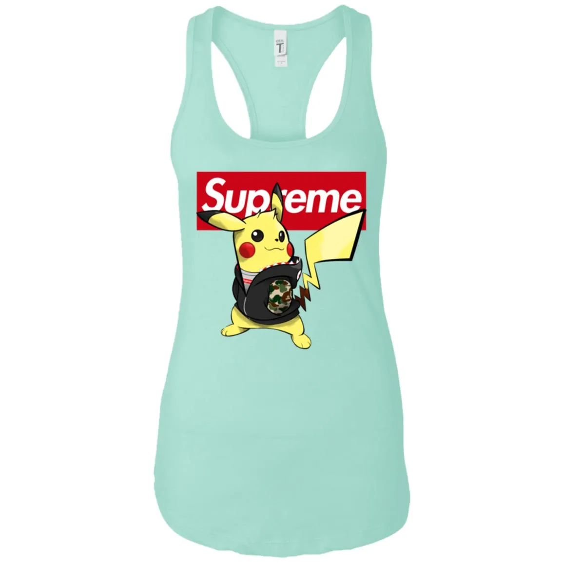 Supreme Pikachu T-shirt Women Tank Top