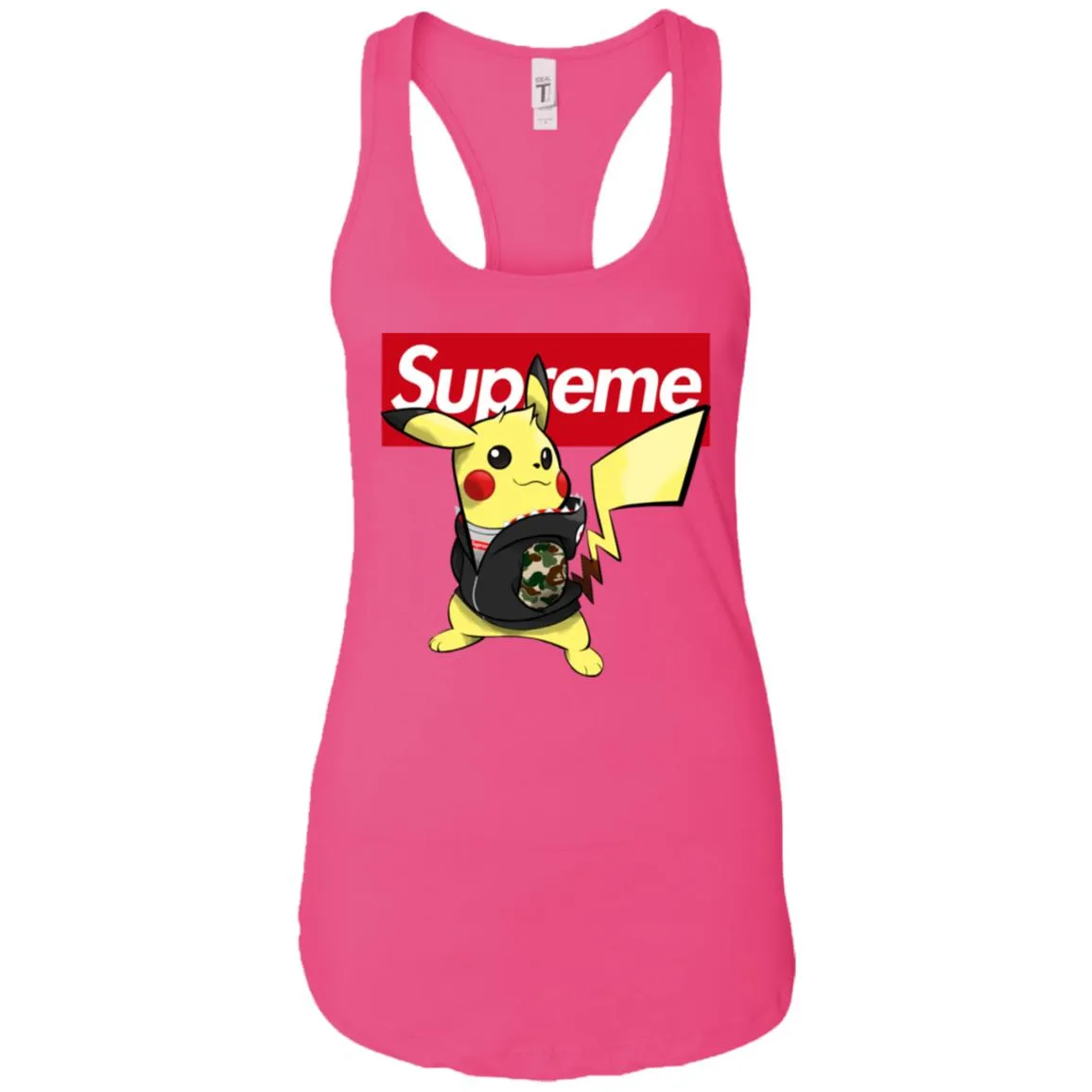 Supreme Pikachu T-shirt Women Tank Top