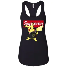 Supreme Pikachu T-shirt Women Tank Top