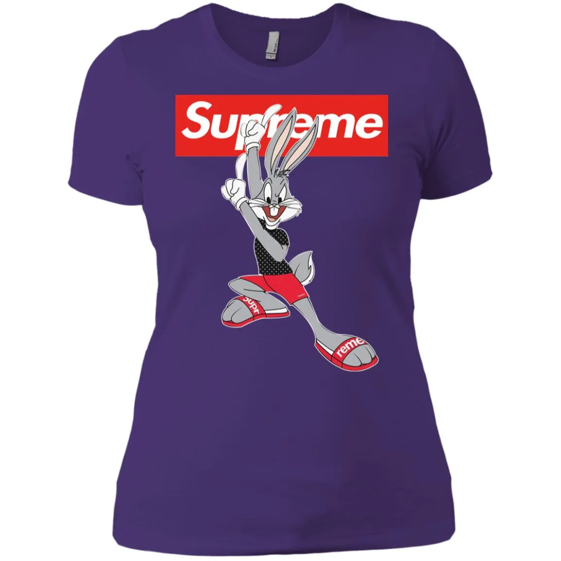 Supreme Rabbit Cute Stylelist T-shirt Women Cotton T-Shirt