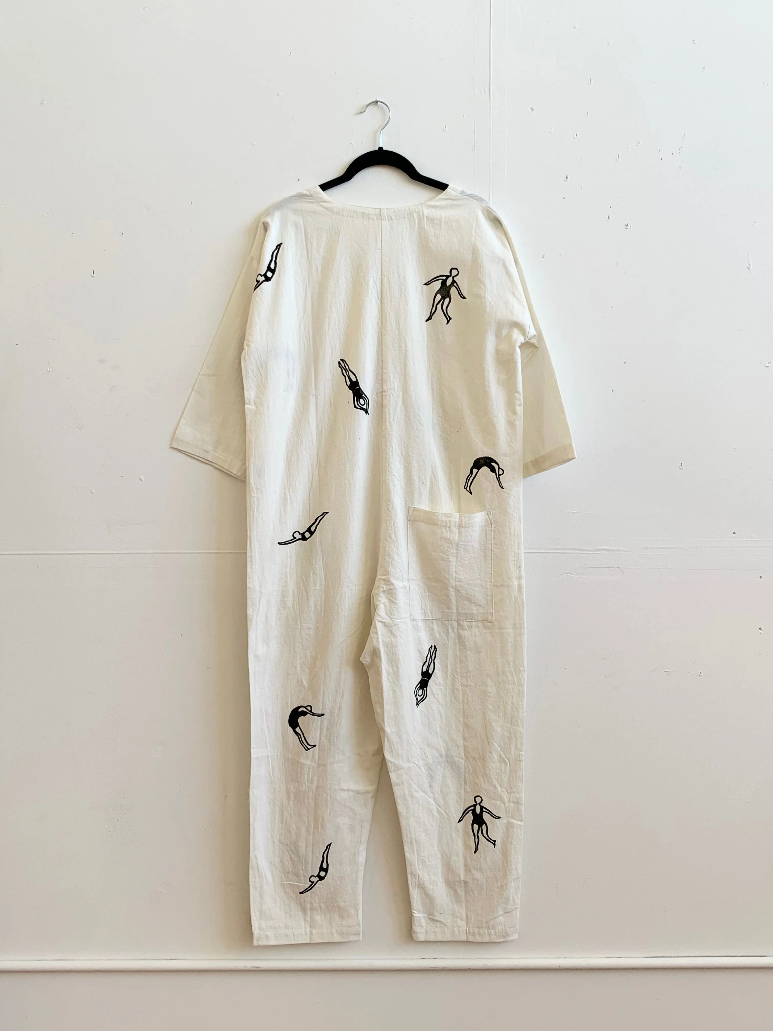 The Swimmers Jumpsuit (XS-L) White or Cream