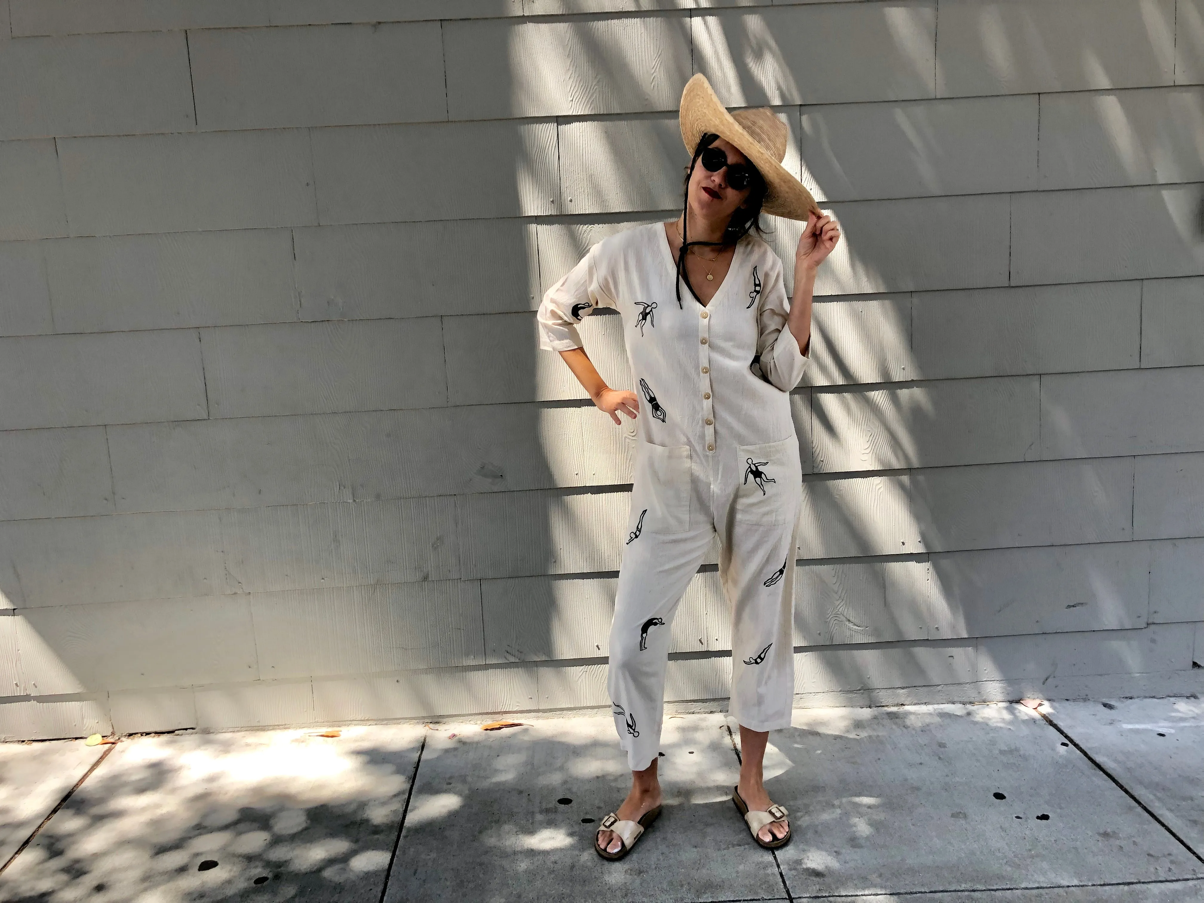 The Swimmers Jumpsuit (XS-L) White or Cream