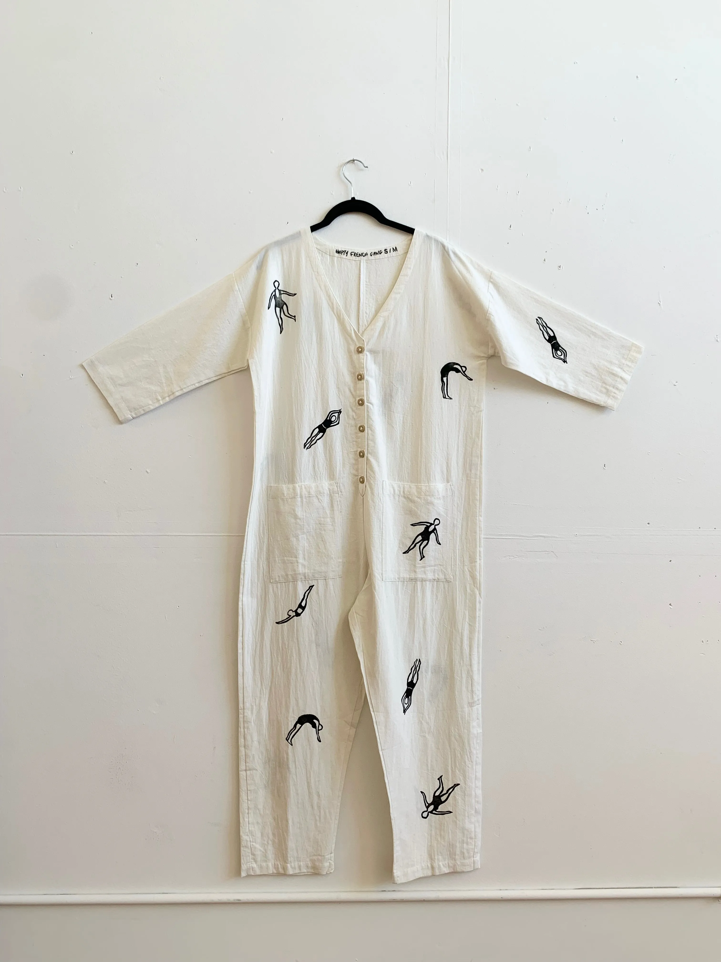 The Swimmers Jumpsuit (XS-L) White or Cream