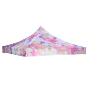 TheLAShop 10x10 Pop Up Canopy Replacement Tie-dyed Pink