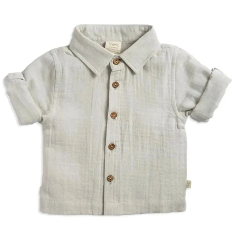 Tiny Twig Vapour Crinkle Cambric Shirt