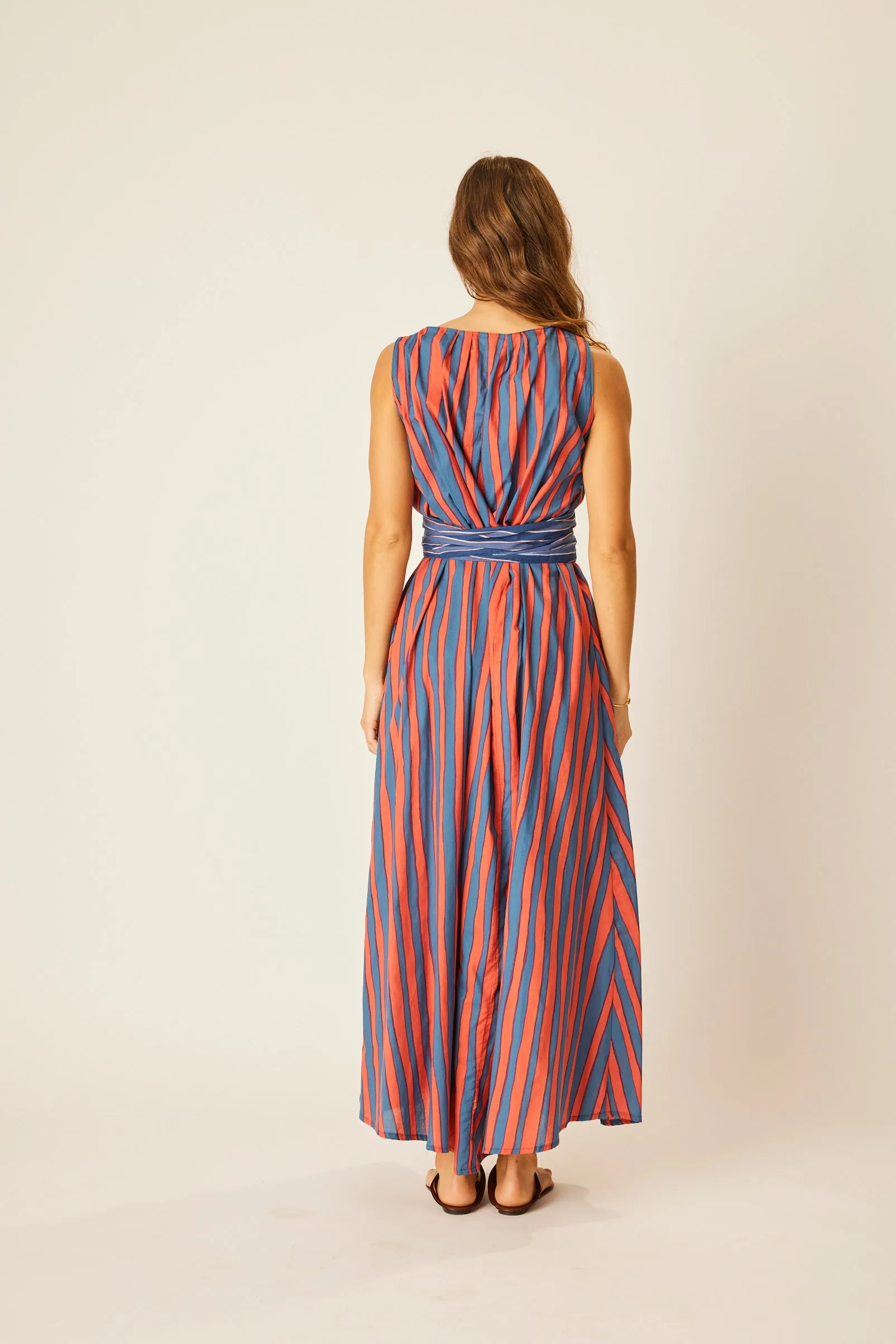 TOVA MAXI WITH CONTRASTING BELT